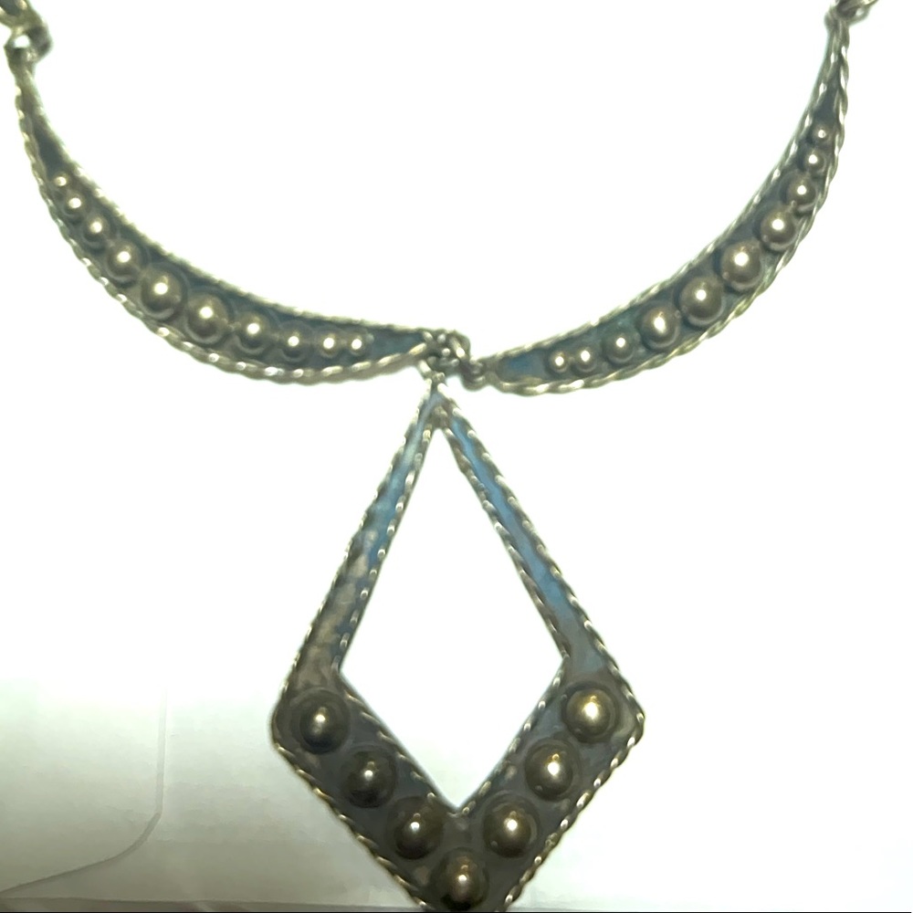 Exquisite Vintage Native Sterling Necklace